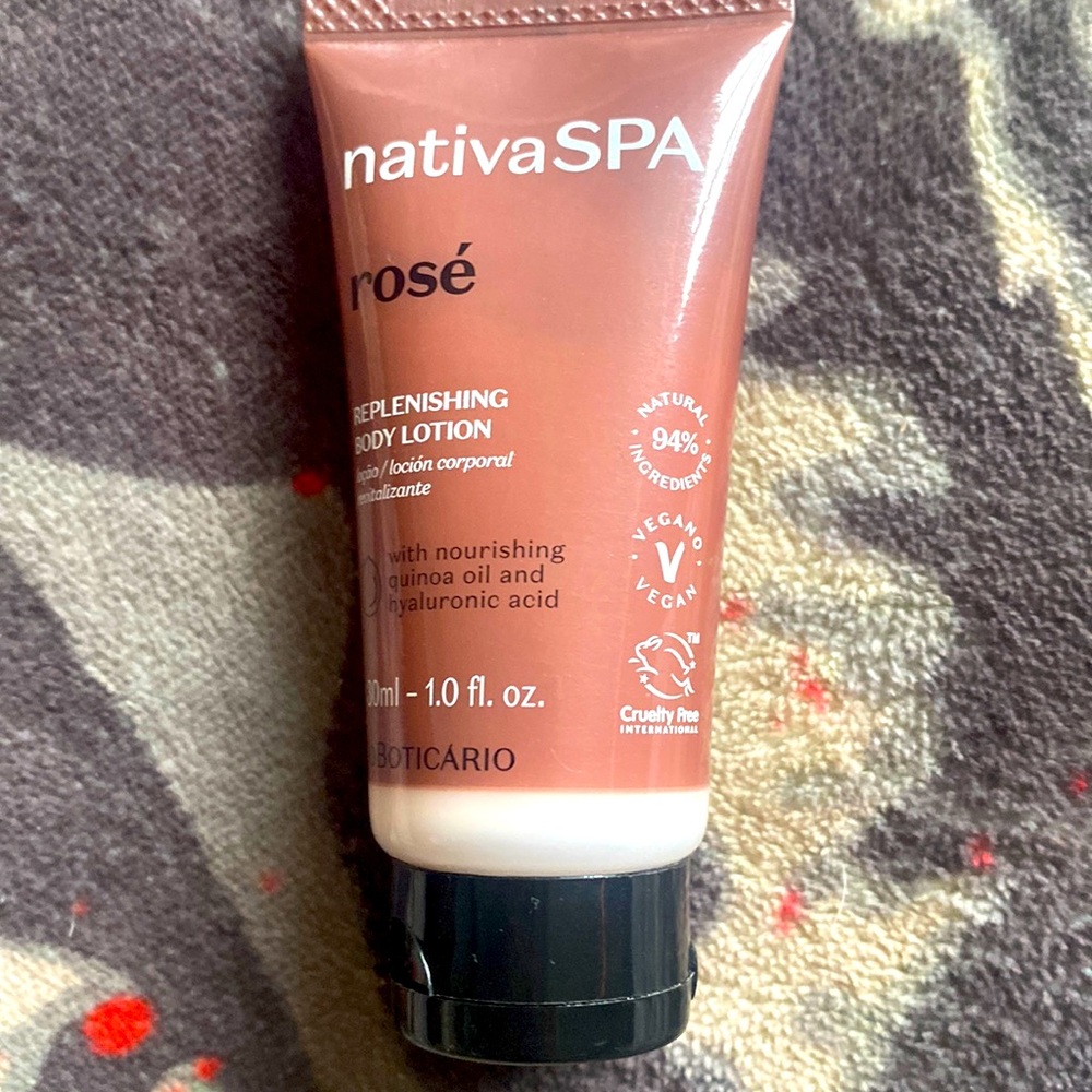 NativaSPA Rosé Replenishing Body Lotion | NEW | Mini 30mL | Nativa Spa Rose